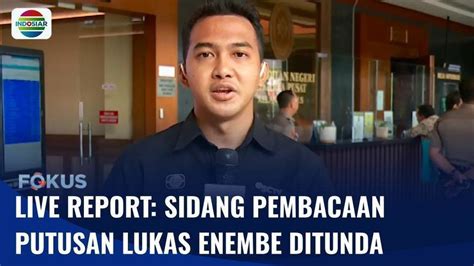 Live Report Sidang Pembacaan Vonis Kasus Suap Dan Gratifikasi Lukas