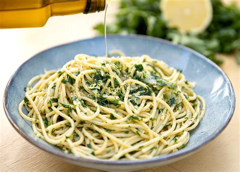 Herby Olive Oil Pasta Vegan Recipe