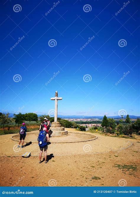 Pilgrims Making The Camino De Santiago Editorial Photo Cartoondealer