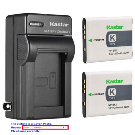 Kastar Battery Wall Charger For Sony Np Bk Bc Csk Sony Cyber Shot