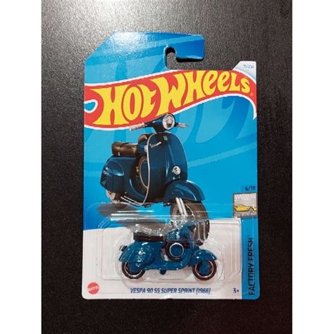 Hot Wheels Vespa 90 SS Super Sprint 1966 Blue Shopee Philippines
