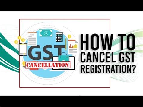 GST Registration Cancellation Live Process How To Cancel Surrender