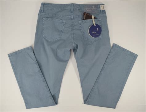 Jacob Cohen J688 Comf Pantalone Jeans Uomo Cotone Stretch Estivo Blu P