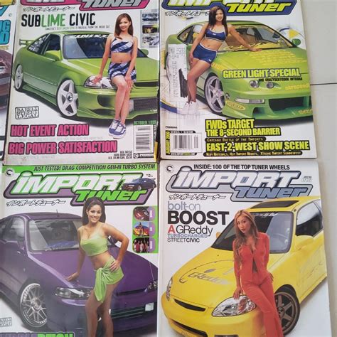 VINTAGE COLLECTIBLE IMPORT TUNER MAGAZINES YEAR 2000 ISSUES MADE IN