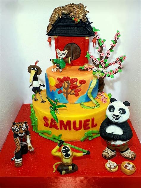 Kung Fu Panda Decorated Cake By Valentina Majella Cakesdecor