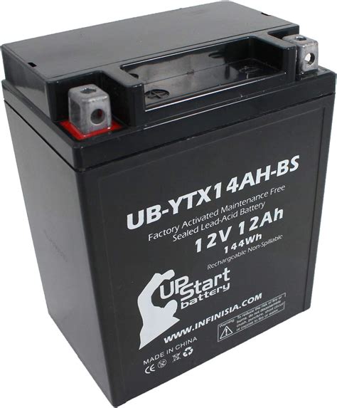 Upstart Battery UB YTX14AH BS Batterie De Rechange Pour 2000 Polaris