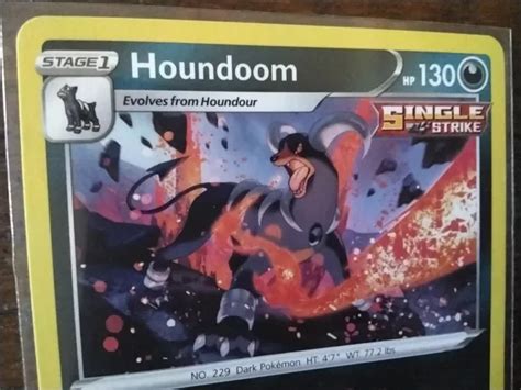 Houndoom Vmax Climax Holo Full Art Pokemon Card Nm Ex Gx Vstar