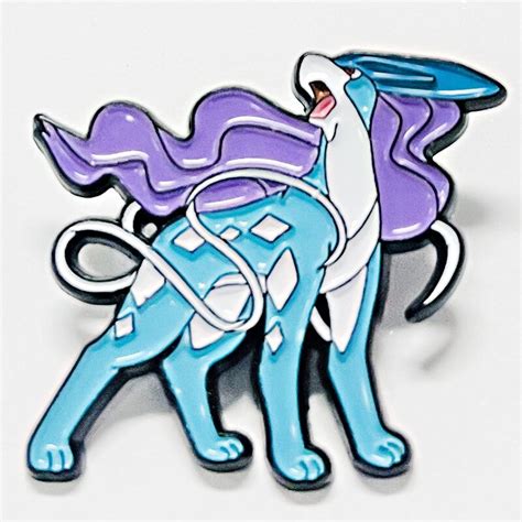 Cartoon Pokemon Suicune Kawaii Pin Brooch KawaiiMerch