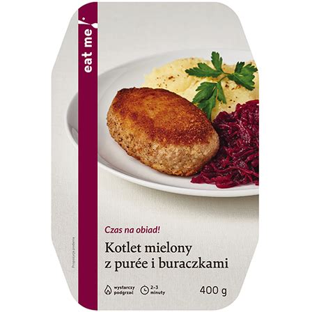 Eat Me Kotlet Mielony Z Puree I Buraczkami