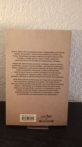 La Vida Secreta Del Niño Antes De Nacer Dr Verny MercadoLibre