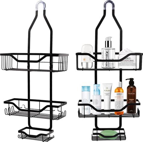 Blue Canyon 3 Tier Adjustable Plastic Shower Caddy Hanging Caddy No