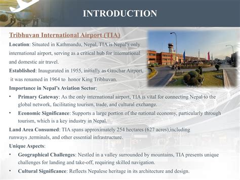 "Tribhuvan International Airport Overview" PPT helpful for your college