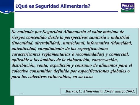 SEGURIDAD ALIMENTARIA Un problema de formación ppt descargar