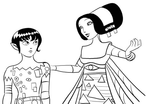 Yuko Mia And Me Coloring Pages Sketch Coloring Page