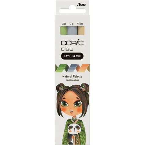 Copic Marker Ciao Layer Mix Set Stk Natural Tegne No