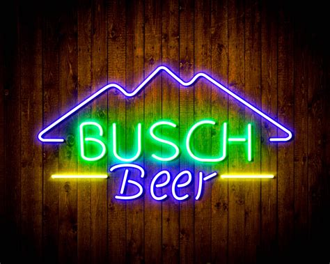 Busch Beer 3 Handmade Led Neon Sign