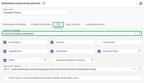 Umowa Zlecenie Dodawanie W Systemie WFirma Dla Biur Rachunkowych