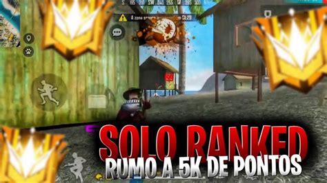 Free Fire Ao Vivosolo Ranked Insana Rumo A Mil Pontos Nova Moco