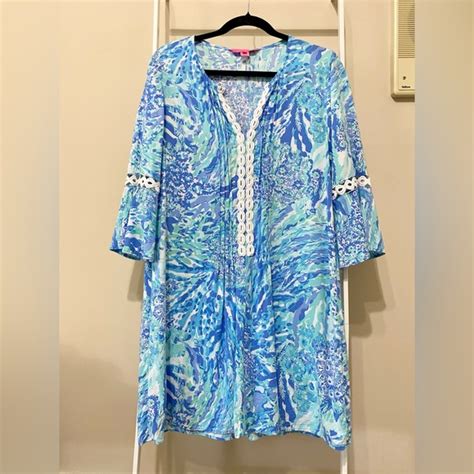 Lilly Pulitzer Dresses Lilly Pulitzer Hollie Tunic Dress Blue Haven