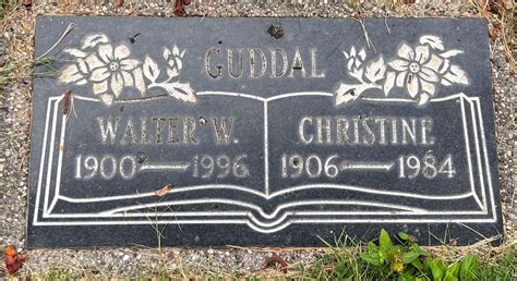 Christine Visser Guddal M Morial Find A Grave