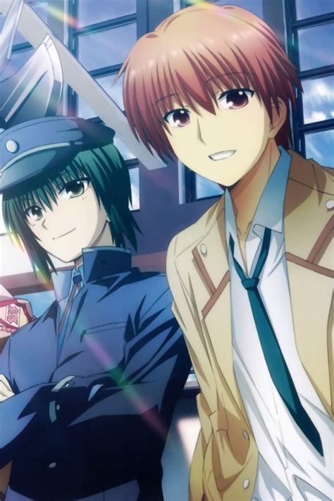 Angel Beats.Yuzuru Otonashi.Ayato Naoi.640x960