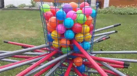 Diy Giant Outdoor Kerplunk Game Diy Kid Activities Fun Summer