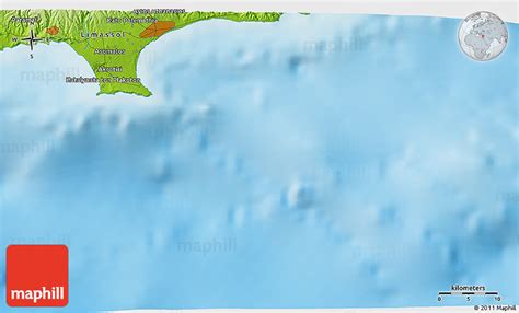 Physical 3D Map of Erimi