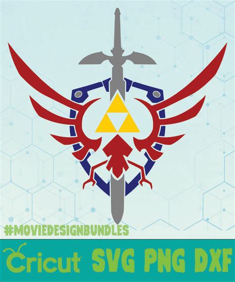 Legend Of Zelda Triforce 3 Games Svg Png Dxf Cricut Movie Design