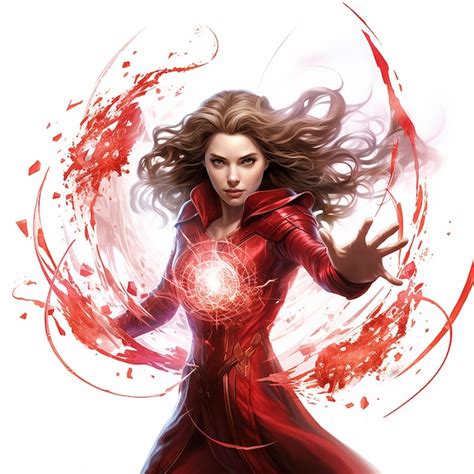 Premium AI Image | Spirited and FunLoving Wanda Maximoff Scarlet Witch ...