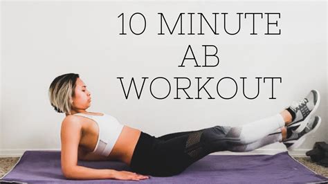 10 Minute Ab Workout Youtube