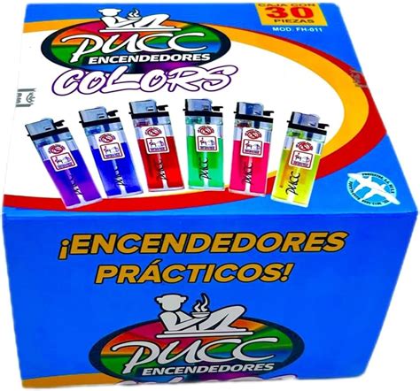 Set De Caja Con Encendedores De Gas Edicion Colors Amazon Mx