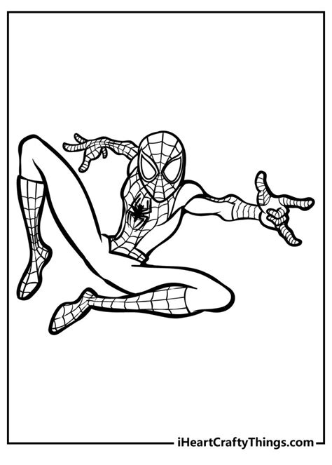 50 Spider Man Coloring Pages For Kids Free Pdf Printables