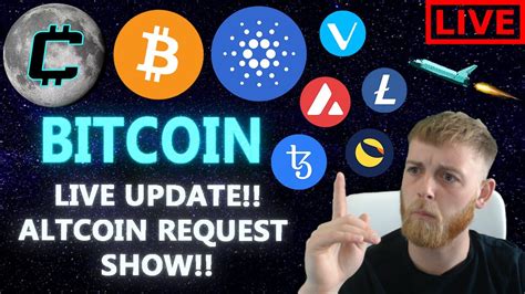 Another Weekly Green Candle Live Bitcoin Update Altcoin Request Show