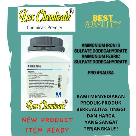 Jual MERCK Ammonium Iron III Sulfate Dodecahydrate Amonium Besi