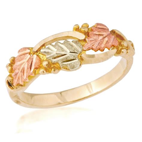 Women's Black Hills Gold Grape Vine and Leaves Ring - BlackHillsGold.Direct