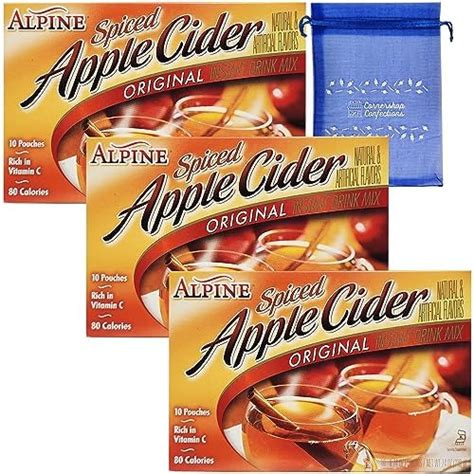 Alpine Original Spiced Apple Cider Instant Drink Mix Single Serve K Cups 12 Ct