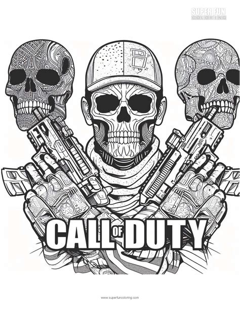 Call Of Duty Super Fun Coloring