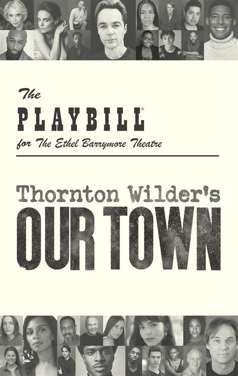 Our Town Broadway Ethel Barrymore Theatre 2024 Playbill