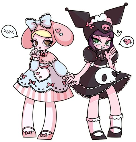 Kuromi And My Melody Fan Art