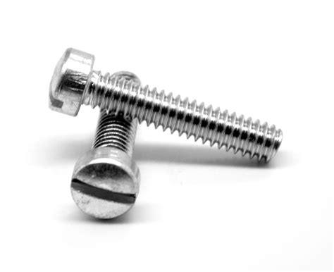 10 32 X 34 Fine Thread Machine Screw Slotted Fillister Head Stainless