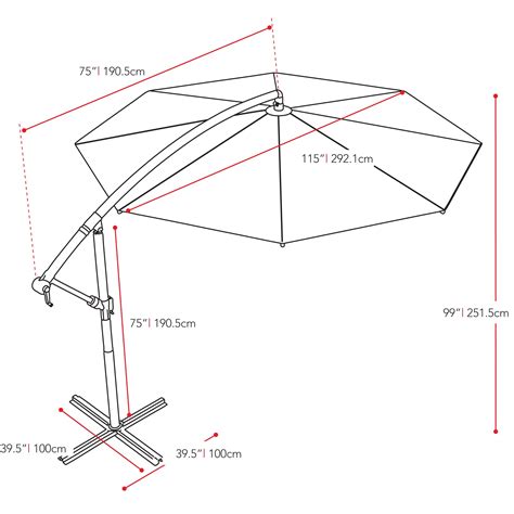 Cantilever Umbrella Parts Diagram Alternator