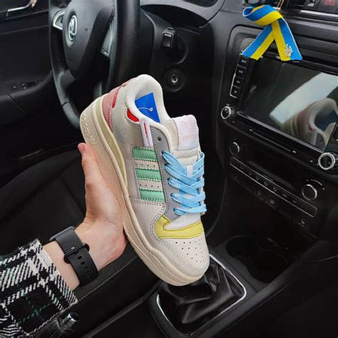Купити Жіночі кросівки Adidas Forum Low Multicolor шкіряні кеди Адідас ...