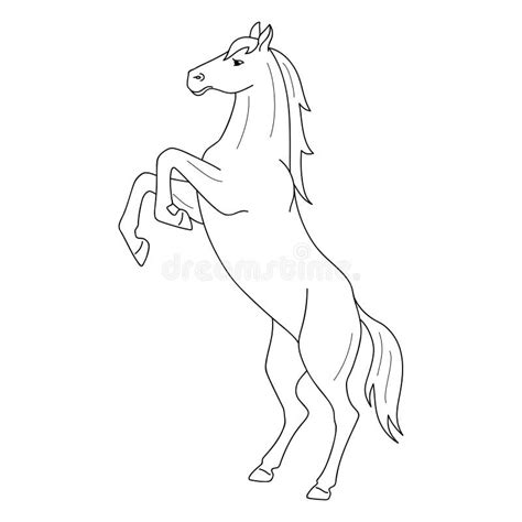 How To Draw A Horse Rearing Step By Step First Draw Four Circles Like