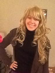 Amazon X Y Angel New Women Long Full Natural Wavy Heat Resistant Hair Blonde Wig Wigs