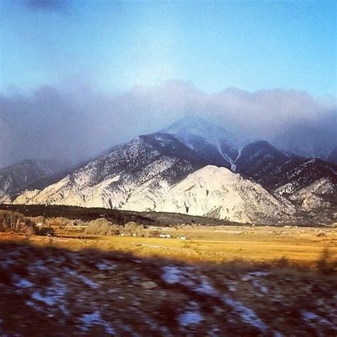 Not Quite Winter Yet In The Sawatch But The Chalk Creek Cliffs Sure Are