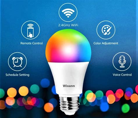 Tuya E Watts Wifi Led Smart Bulb Rgb Cct K K Dimmable