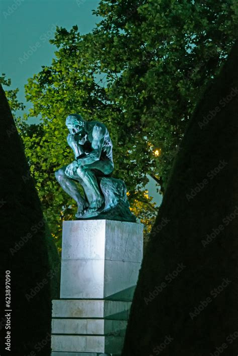 The Thinker by Rodin Stock Photo | Adobe Stock