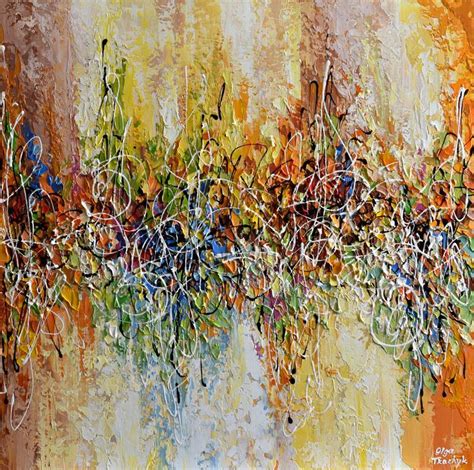 Art Collectibles Acrylic Original Acrylic Abstract Painting Etna Pe