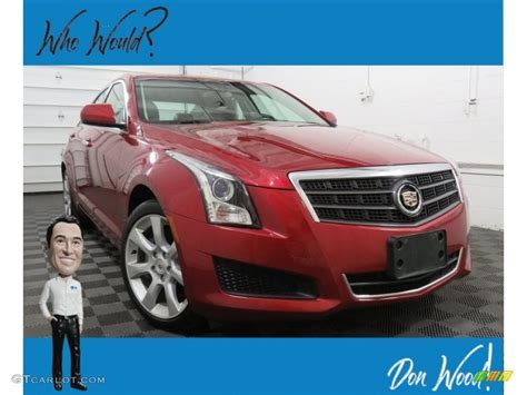 2014 Red Obsession Tintcoat Cadillac ATS 2 0L Turbo AWD 133843485