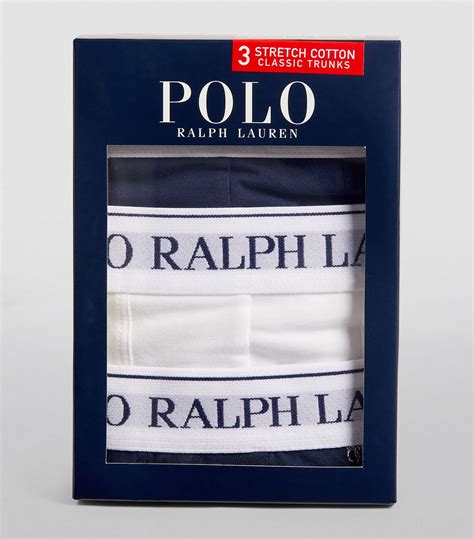 Polo Ralph Lauren Stretch Cotton Classic Trunks Pack Of 3 Harrods AU